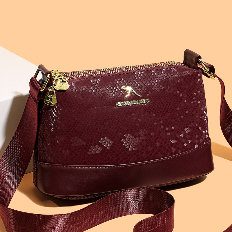 Luxury Bags Girls - Borsa a tracolla con motivo serpente
