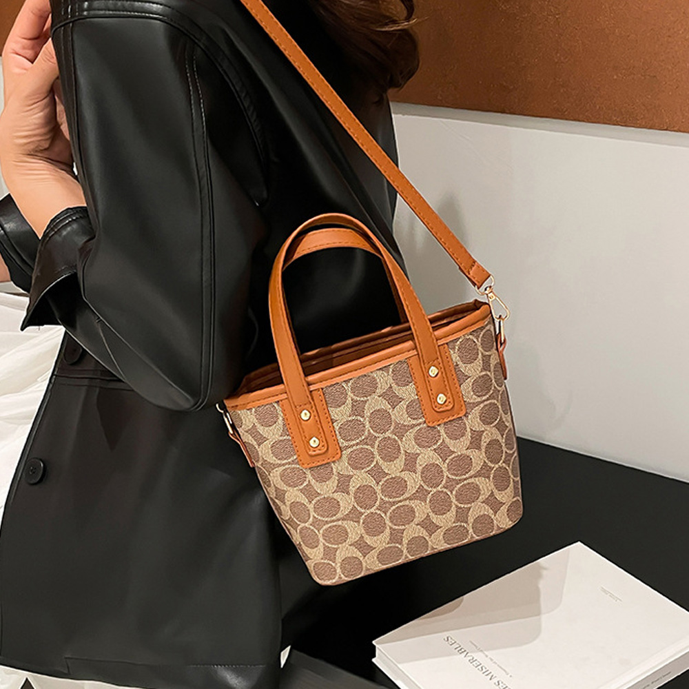 Luxury Bags Louis Vuitton - Borsa a secchiello coreana testurizzata autunno