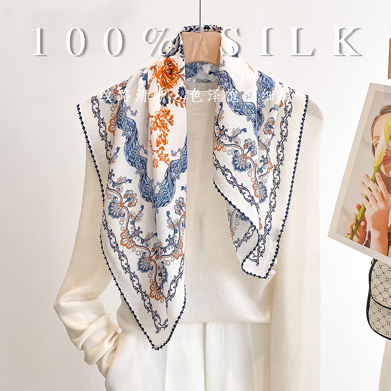 Discount Luxury Bags - Foulard Quadrato di Lusso 100% Seta