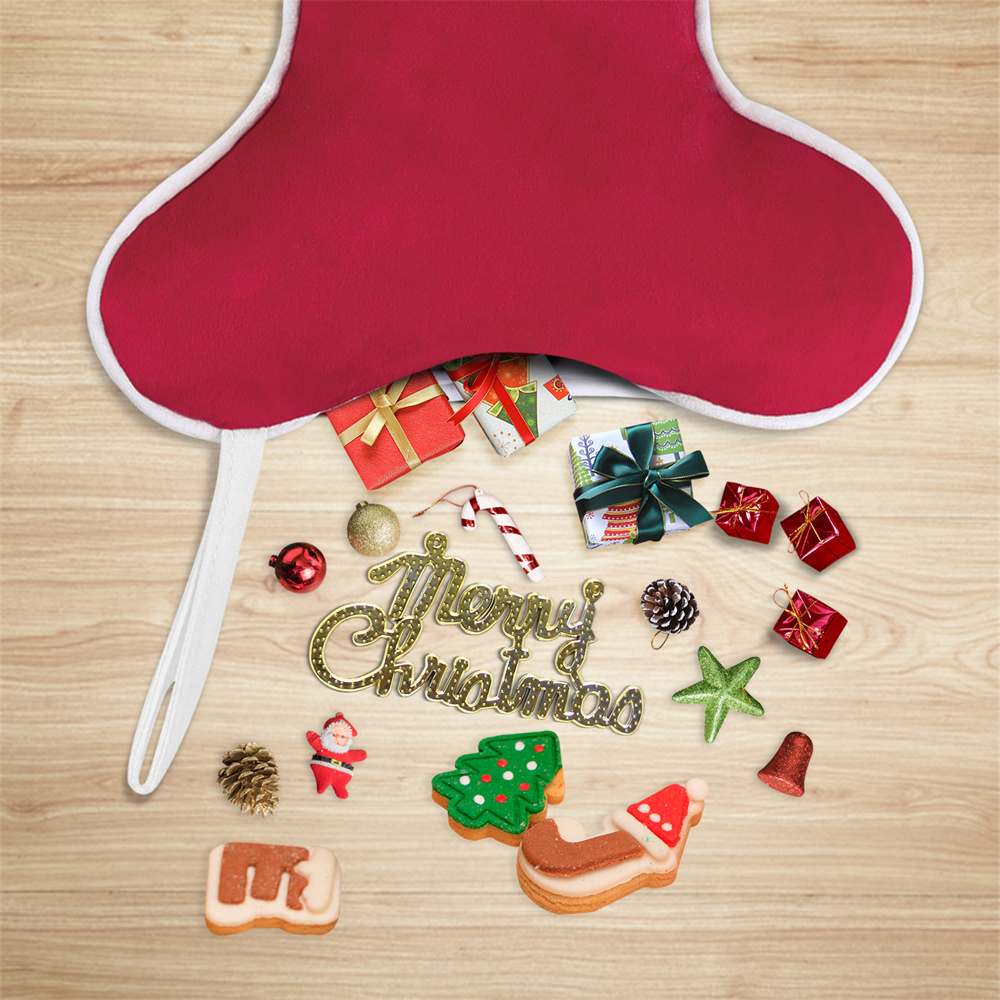 Calza di natale per cani in ve - Luxury Xmas Bags recensione e prezzo