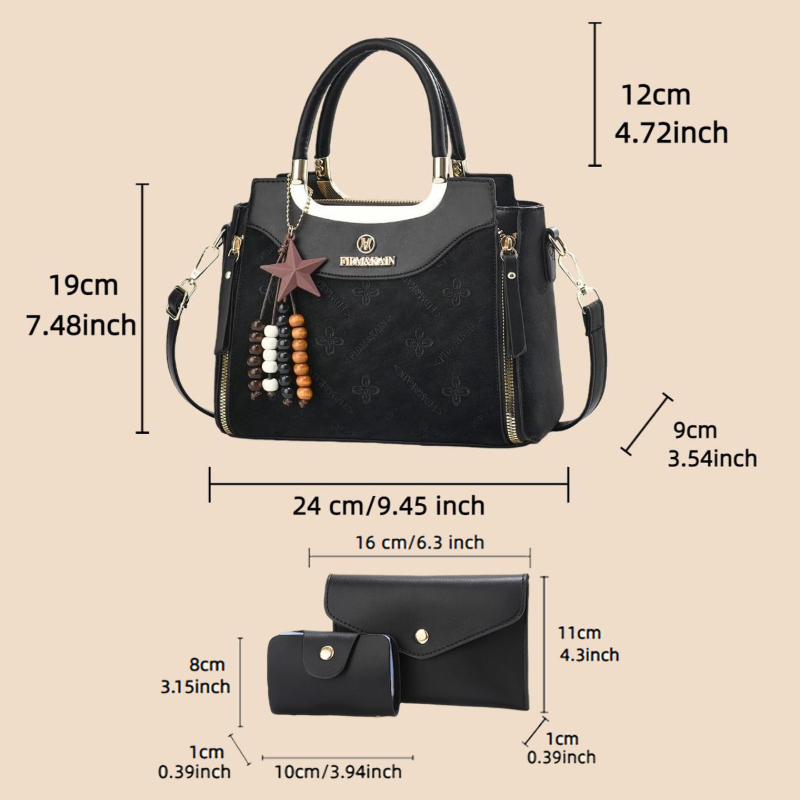Elegante borsa da donna, tinta - Luxury Bags For You recensione e prezzo