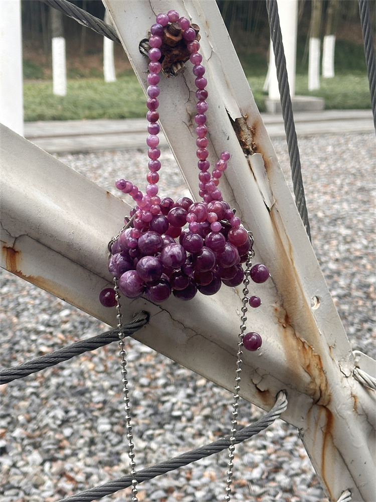 Ragazze Mini Purple Beaded Clu - Luxury Bags Girls recensione e prezzo