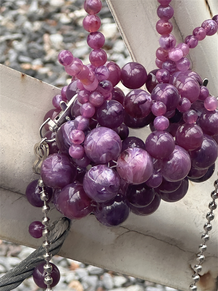 Ragazze Mini Purple Beaded Clu - Luxury Bags Girls recensione e prezzo