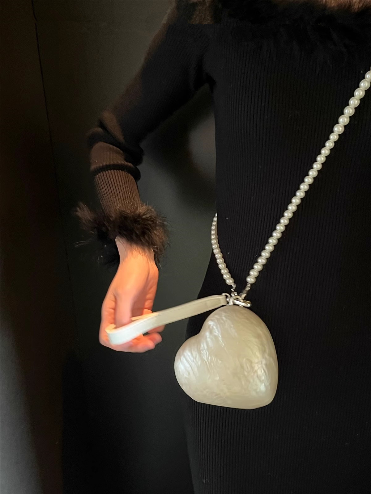 Borsa da sera con cuori in acr - Luxury Bags Girls recensione e prezzo